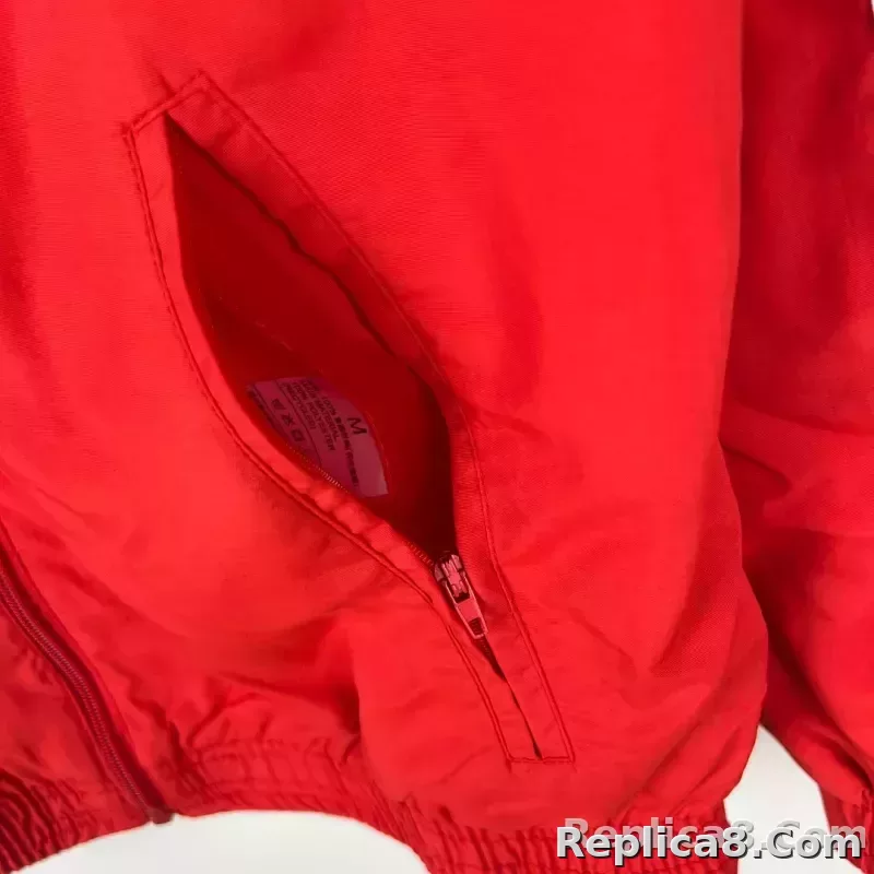 2023-2024 Bayern Munich Reversible Windbreaker （Red-white）Soccer Jersey 1:1 Thai Quality - detail