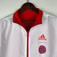 2023-2024 Bayern Munich Reversible Windbreaker （Red-white）Soccer Jersey 1:1 Thai Quality - view 11