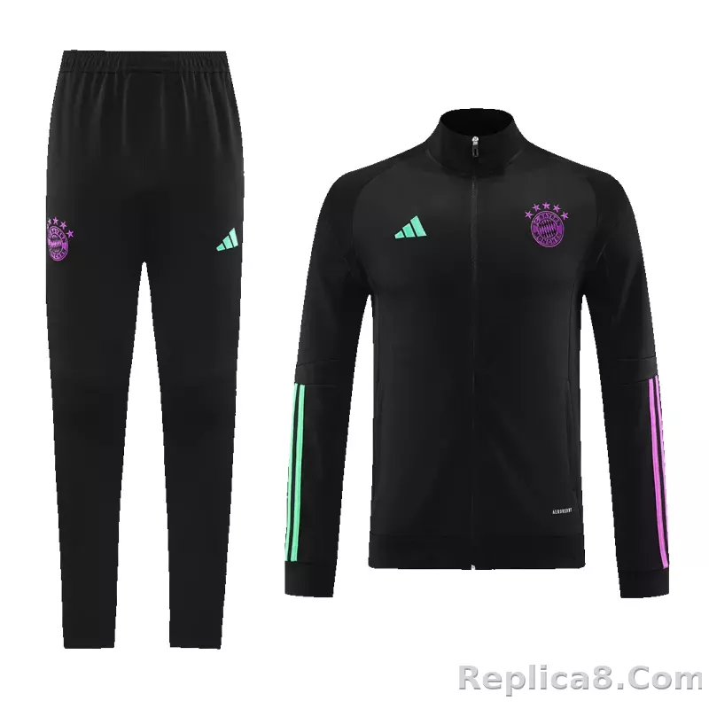 Bayern Munich Training Kit (Jacket+Pants) Black 2023/24