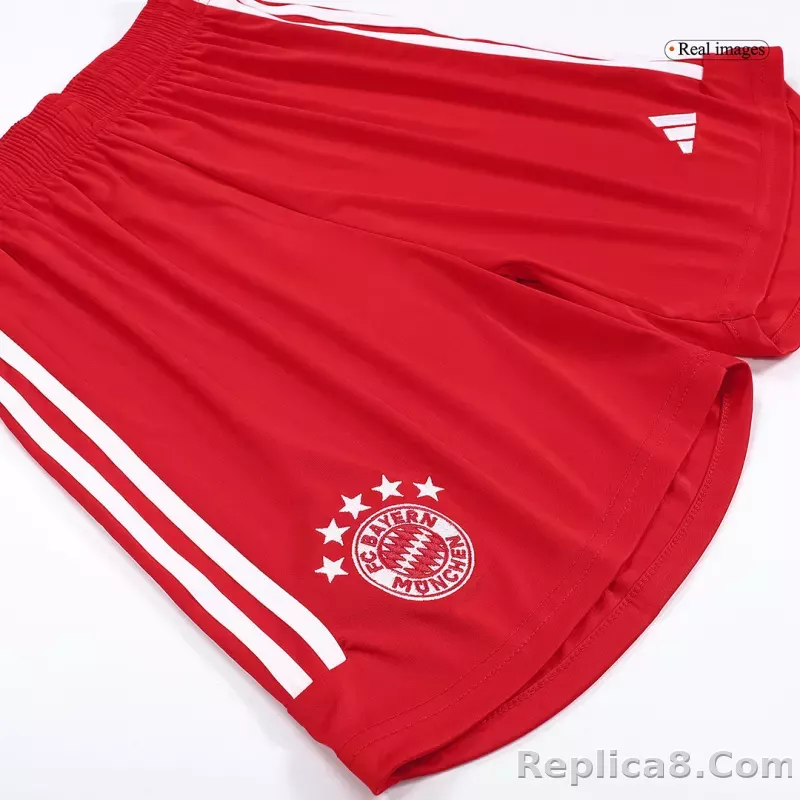 23-24 Bayern Munich Home Soccer Shorts - detail