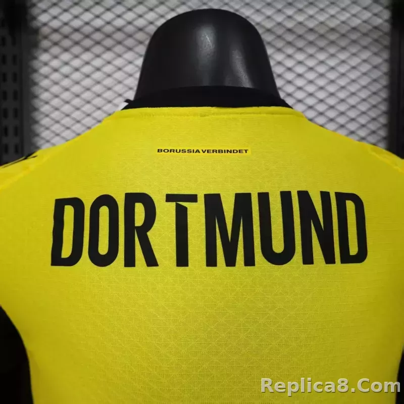 26-27 Borussia Dortmund Home Soccer Jersey Player Version - detail