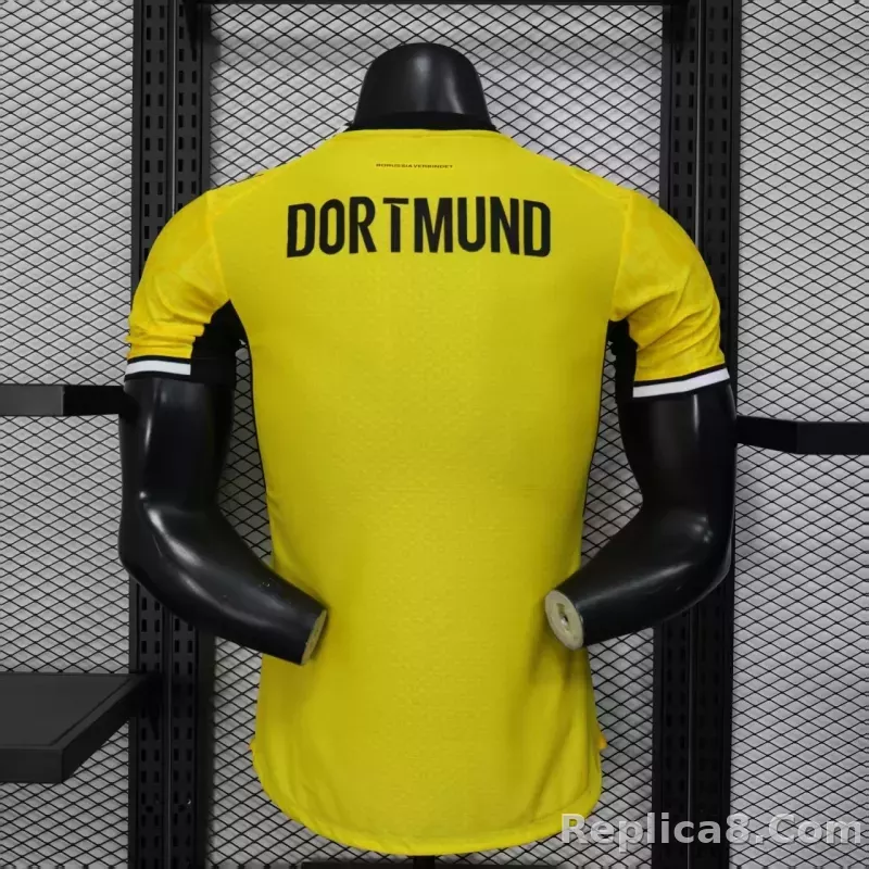26-27 Borussia Dortmund Home Soccer Jersey Player Version - detail