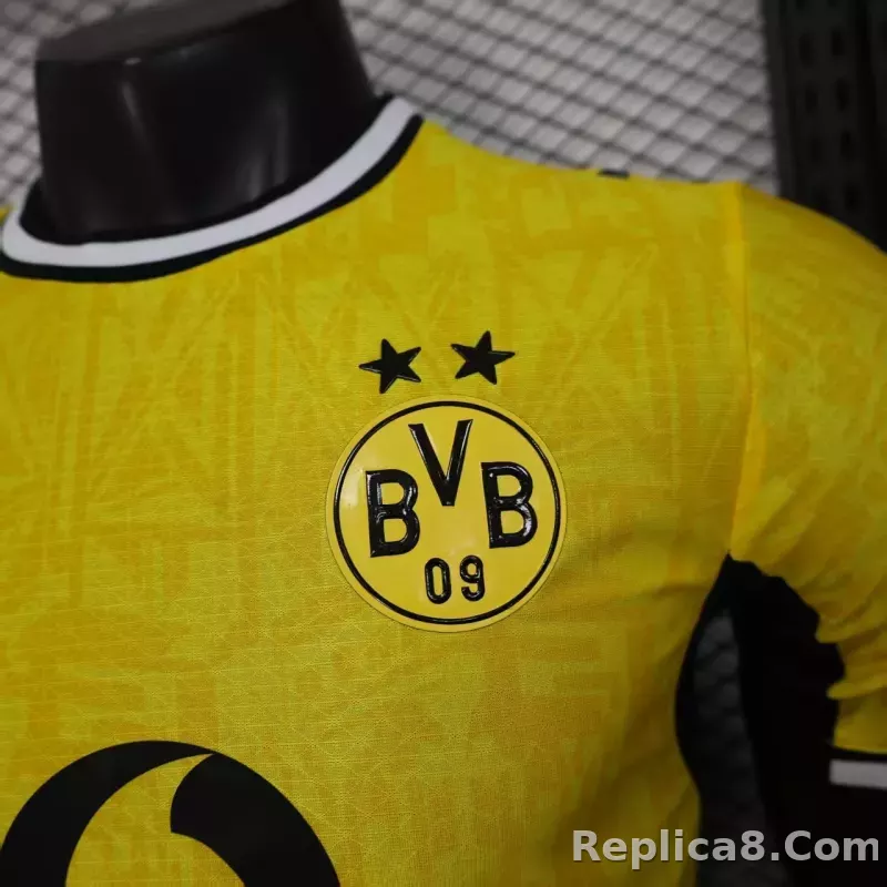 26-27 Borussia Dortmund Home Soccer Jersey Player Version - detail