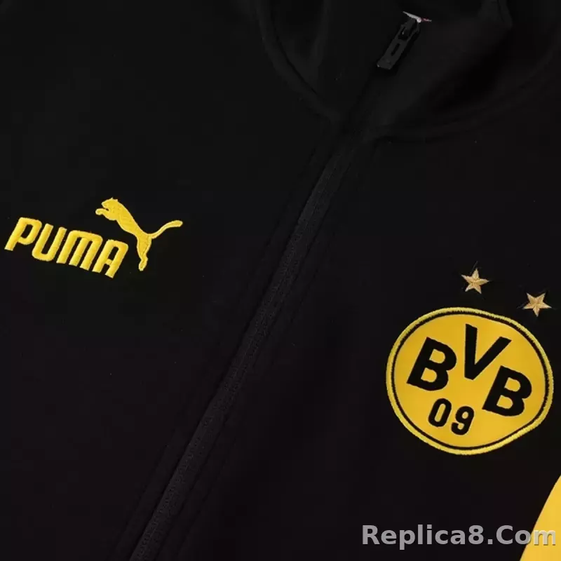 25-26 Borussia Dortmund Training Tracksuit Kit(Jacket+Pants) Yellow - detail