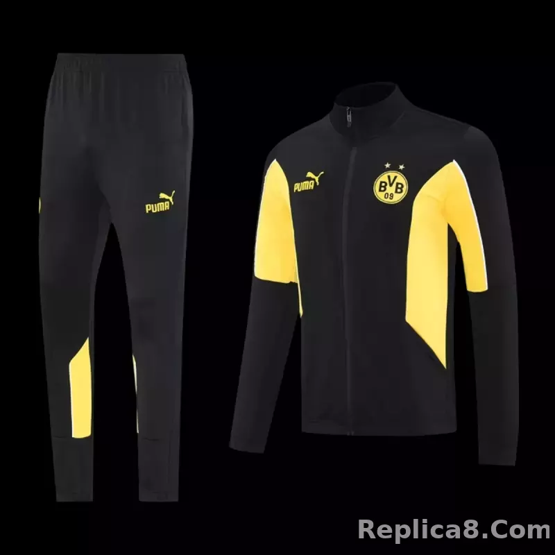 25-26 Borussia Dortmund Training Tracksuit Kit(Jacket+Pants) Yellow - detail