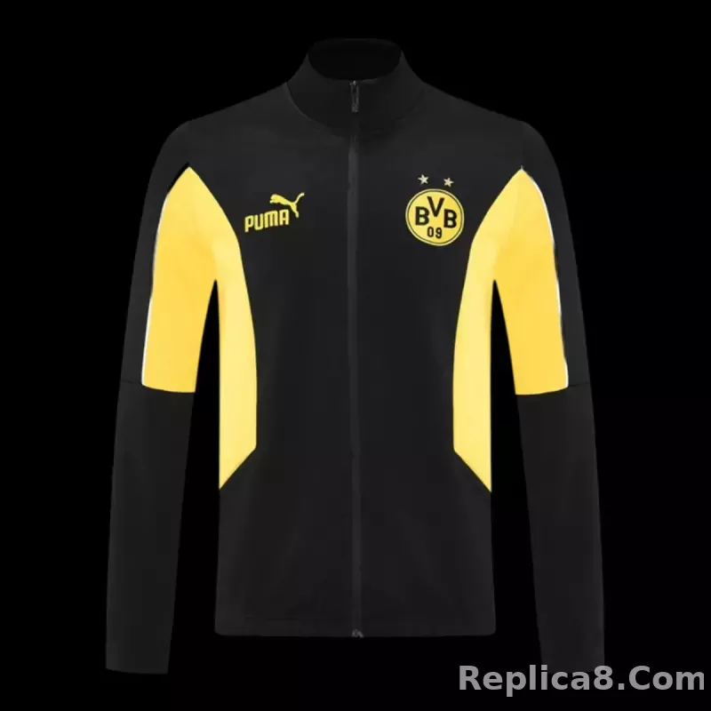 25-26 Borussia Dortmund Training Tracksuit Kit(Jacket+Pants) Yellow - detail