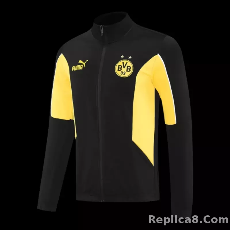 25-26 Borussia Dortmund Training Tracksuit Kit(Jacket+Pants) Yellow - detail