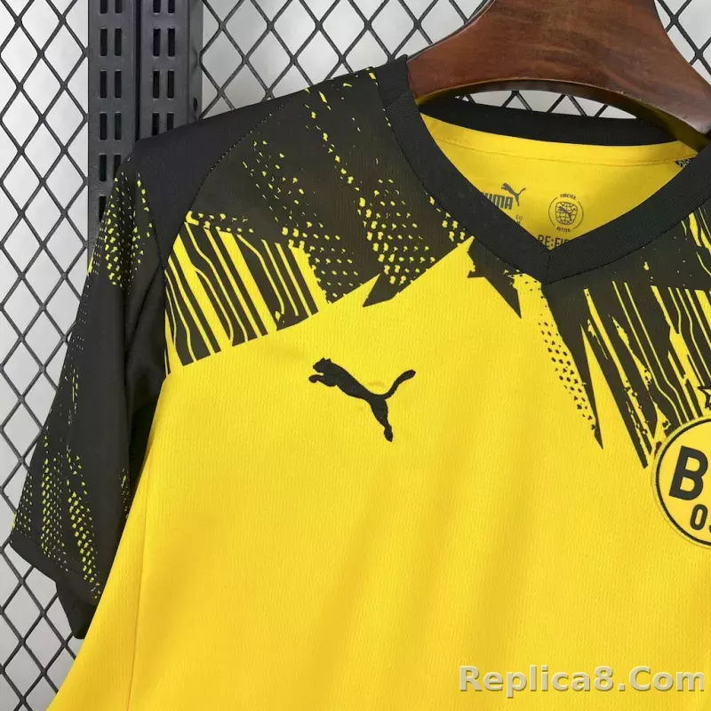 25-26 Borussia Dortmund Home Soccer Jersey - detail