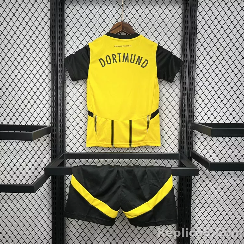 24-25 Borussia Dortmund Home Kids Kit Jersey+Shorts - detail