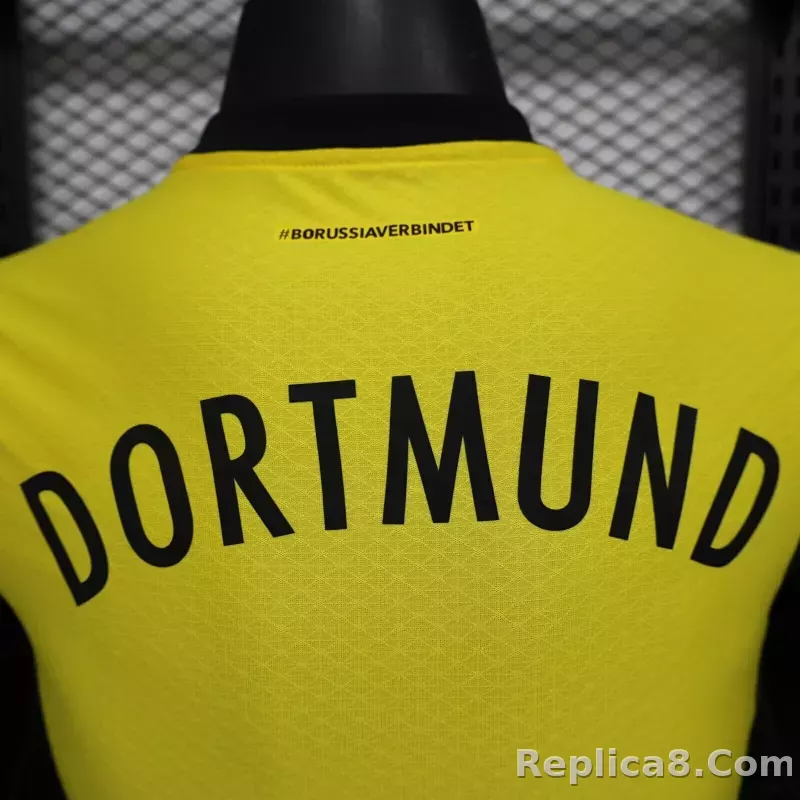24-25 Borussia Dortmund Home Soccer Jersey Player Version - detail
