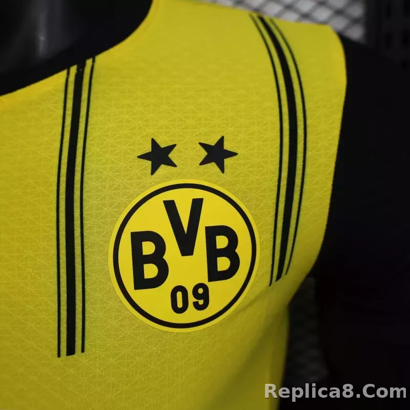 24-25 Borussia Dortmund Home Soccer Jersey Player Version - detail