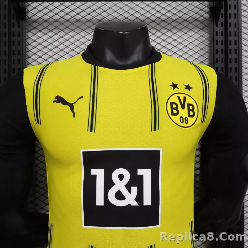 24-25 Borussia Dortmund Home Soccer Jersey Player Version - detail