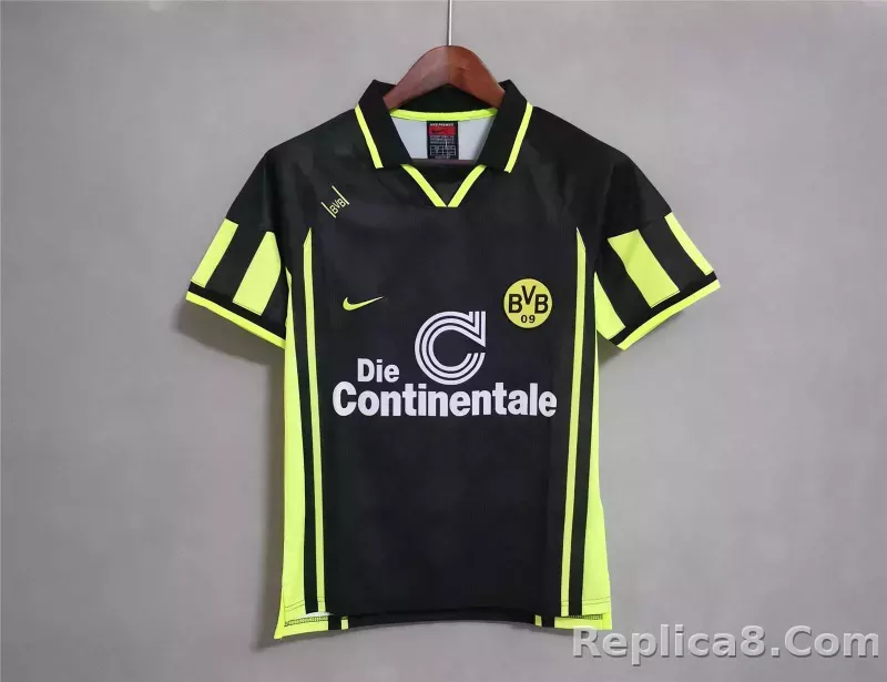 1995-1996 Borussia Dortmund Home Retro Jersey
