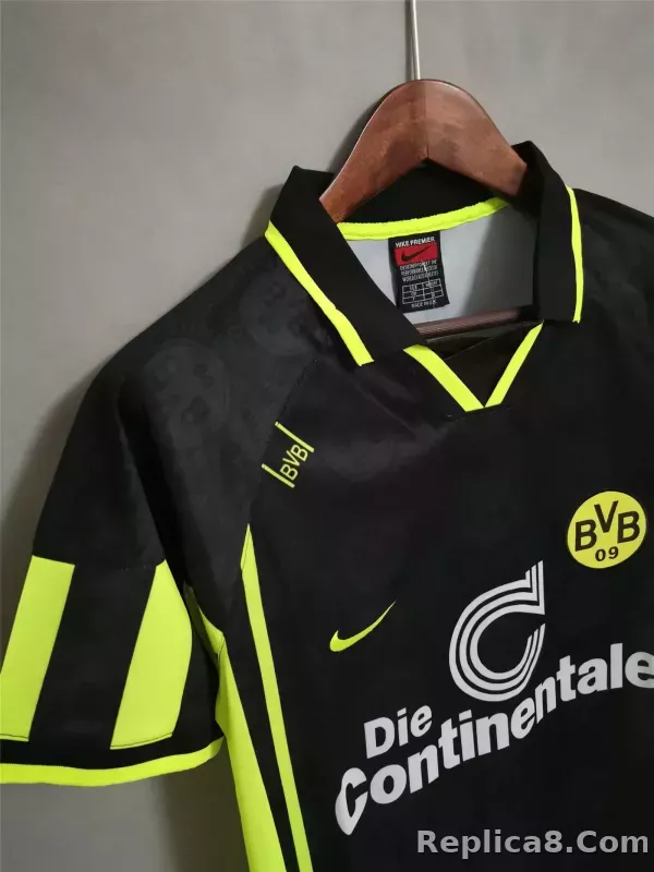 1995-1996 Borussia Dortmund Home Retro Jersey - detail