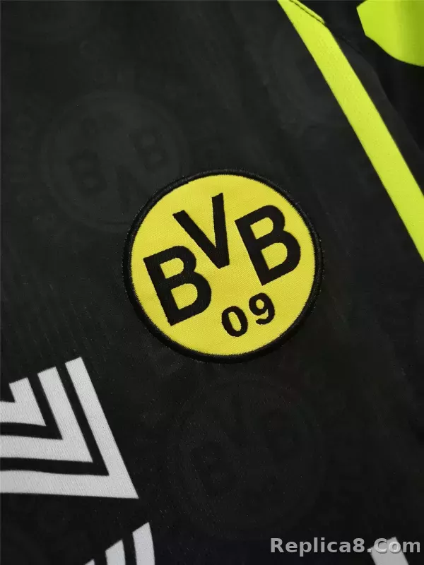 1995-1996 Borussia Dortmund Home Retro Jersey - detail