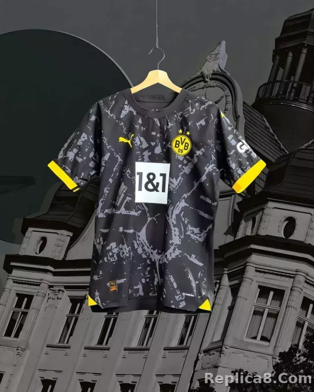 23-24 Borussia Dortmund Away Fan Version - detail