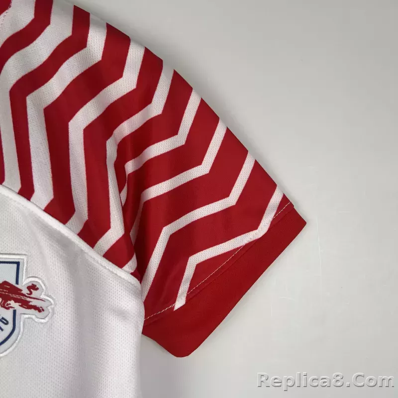 23-24 RB Leipzig Home Kids Kit Jersey+Shorts - detail