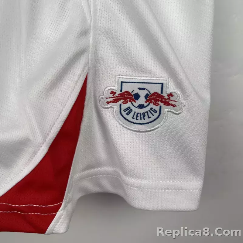 23-24 RB Leipzig Home Kids Kit Jersey+Shorts - detail