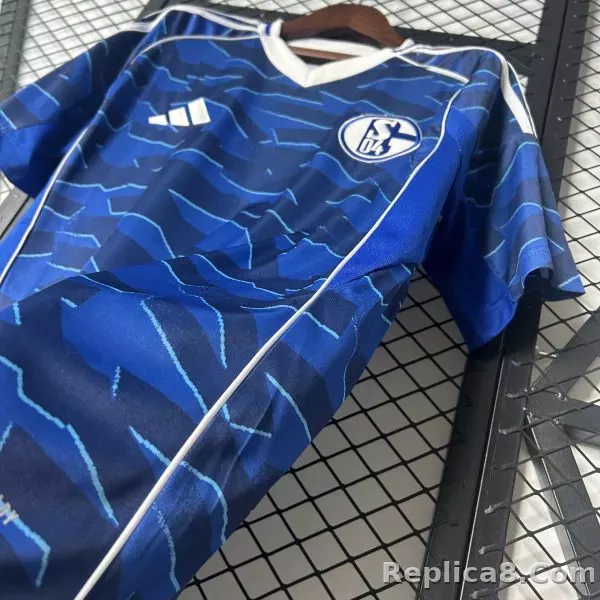 25-26 Schalke 04 Home Soccer Jersey - detail