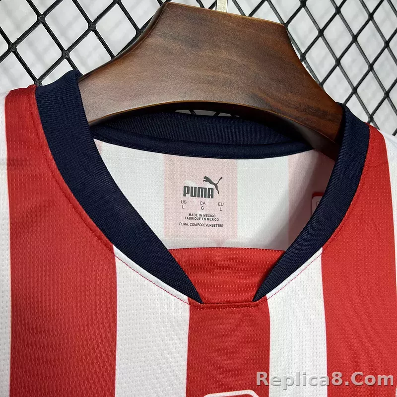 24-25 Chivas  Home Soccer Jersey - detail