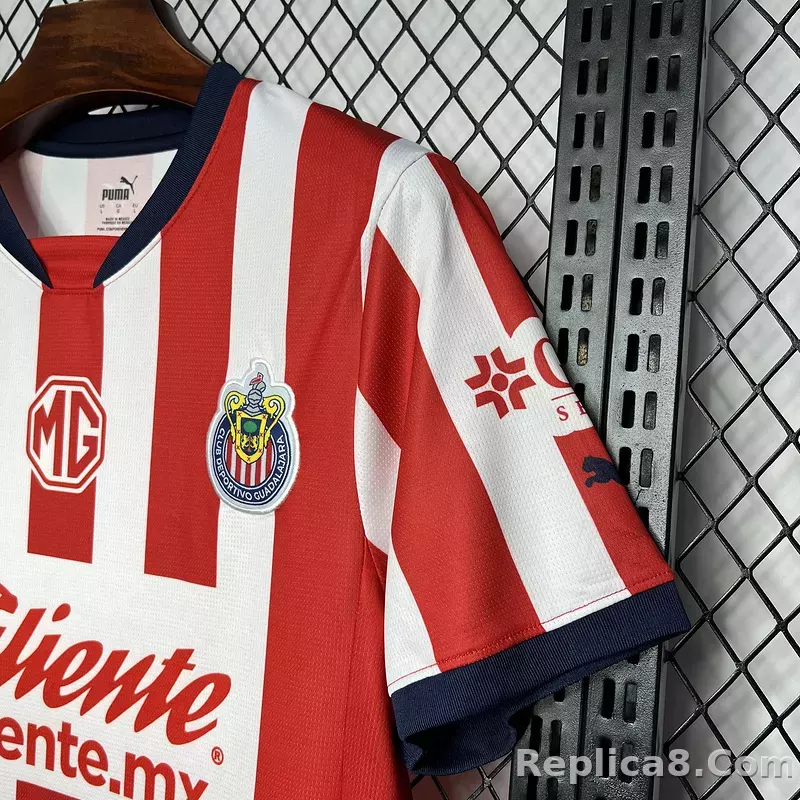 24-25 Chivas  Home Soccer Jersey - detail