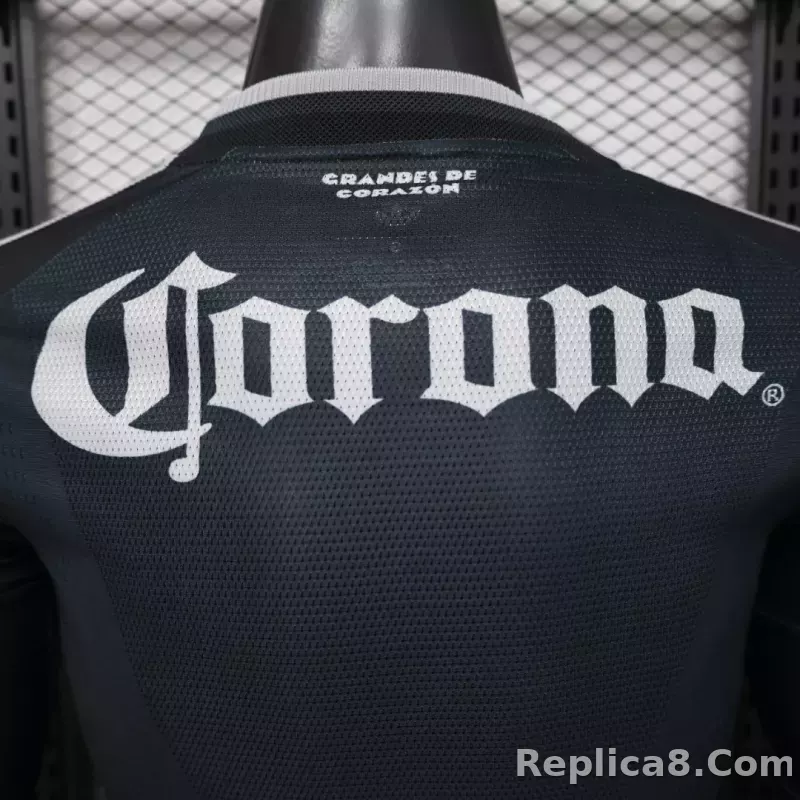 26-27 Club America Away Soccer Jersey Player Version Long Sleeve - detail
