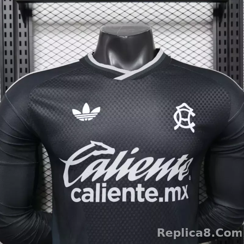 26-27 Club America Away Soccer Jersey Player Version Long Sleeve - detail