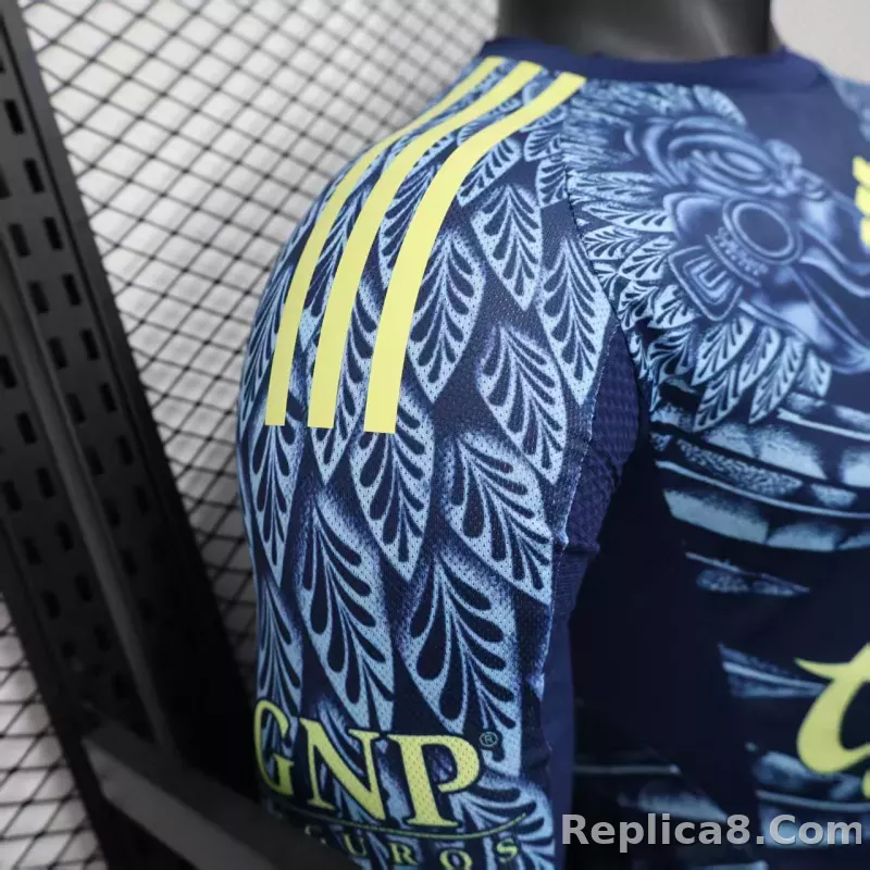 25-26 Club America Away Soccer Jersey Player Version Long Sleeve - detail