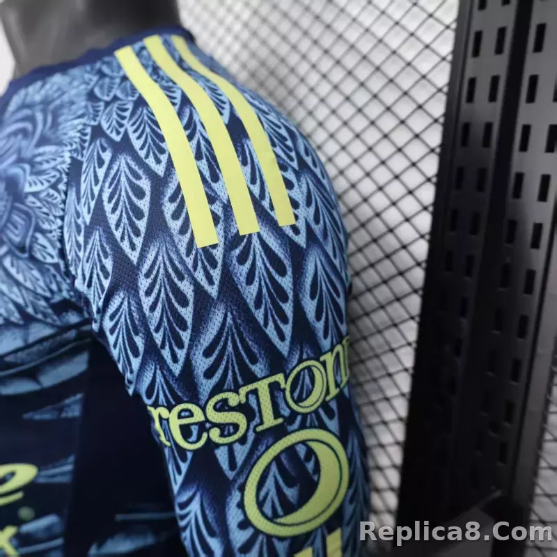 25-26 Club America Away Soccer Jersey Player Version Long Sleeve - detail