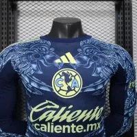 25-26 Club America Away Soccer Jersey Player Version Long Sleeve - view 6