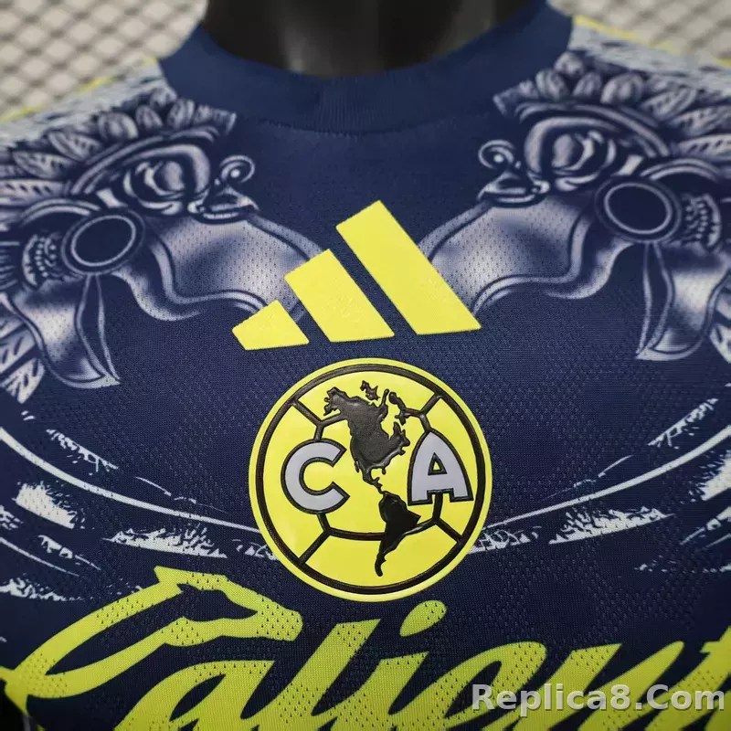 25-26 Club America Away Soccer Jersey Player Version - detail
