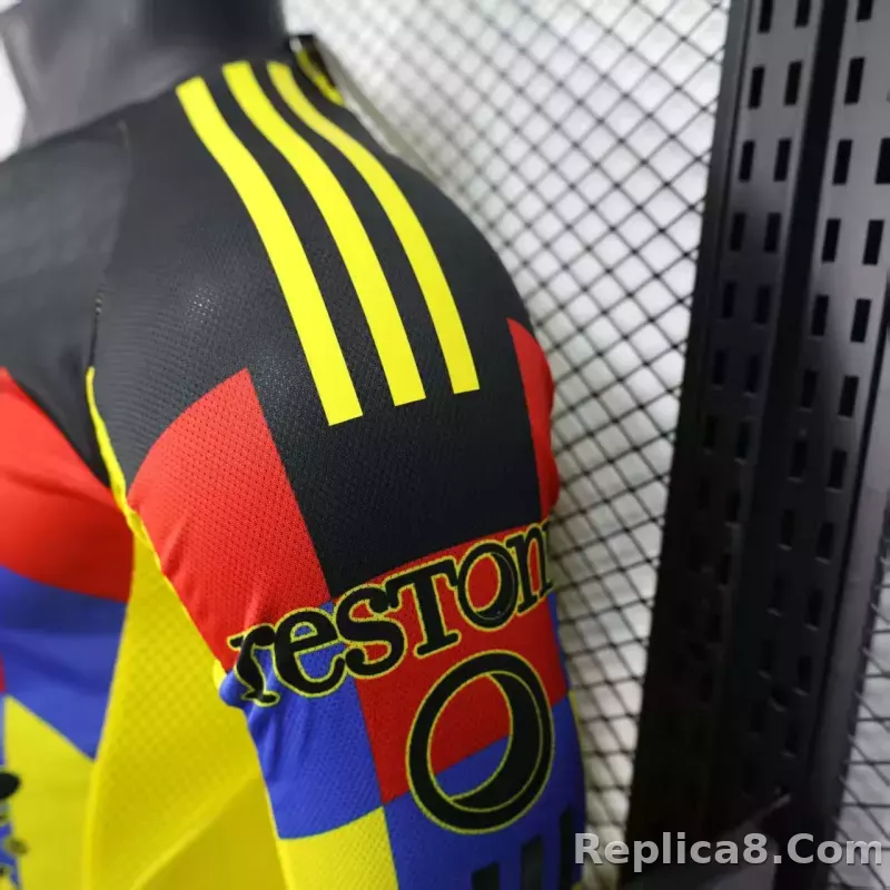 25-26 Club America  Home Soccer Jersey Player Version Long Sleeve - detail