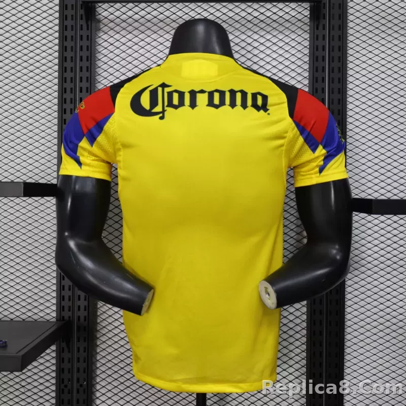 25-26 Club America  Home Soccer Jersey Player Version - detail
