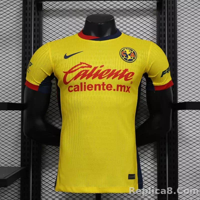 24-25 Club America  Home Soccer Jersey Player Version