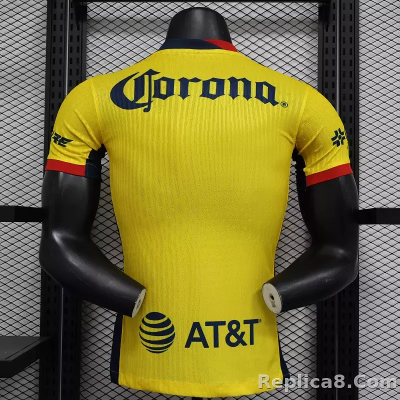 24-25 Club America  Home Soccer Jersey Player Version - detail