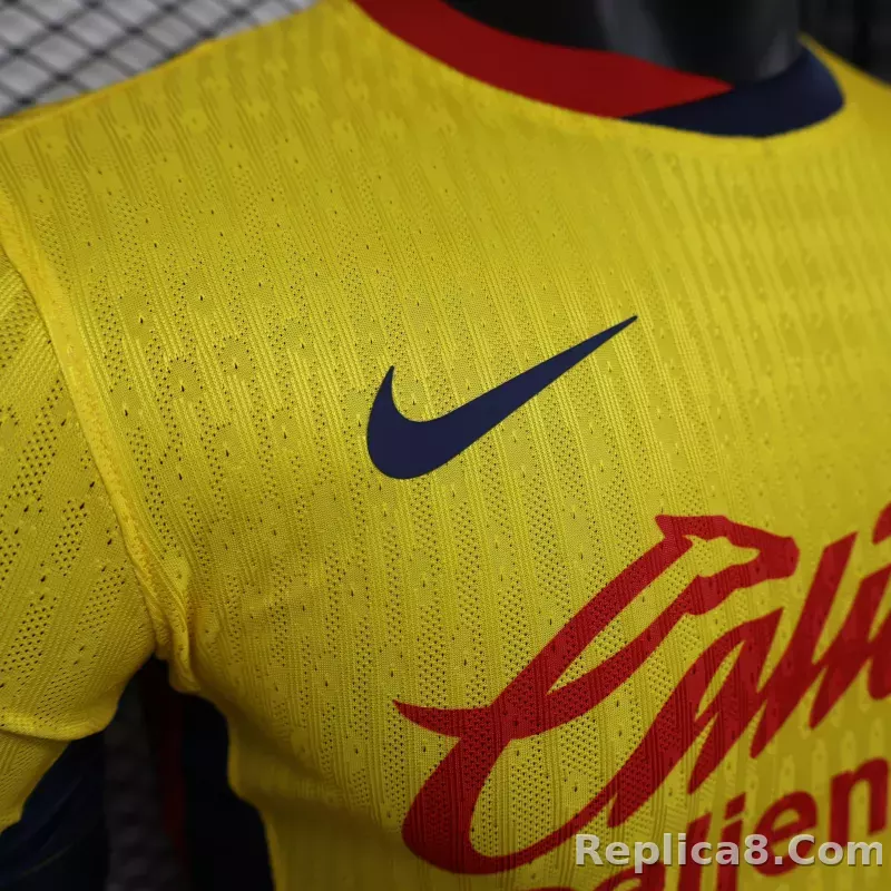 24-25 Club America  Home Soccer Jersey Player Version - detail