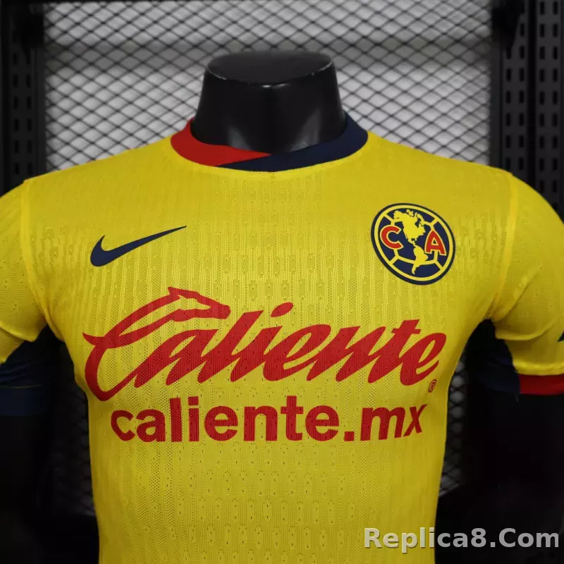 24-25 Club America  Home Soccer Jersey Player Version - detail