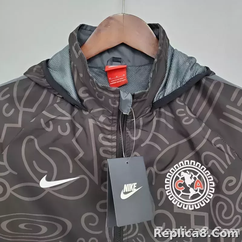 2021 Windbreaker América Team Black - detail