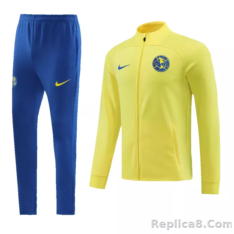 Club America Training Jacket Kit (Top+Pants) Yellow 2023/24 - detail