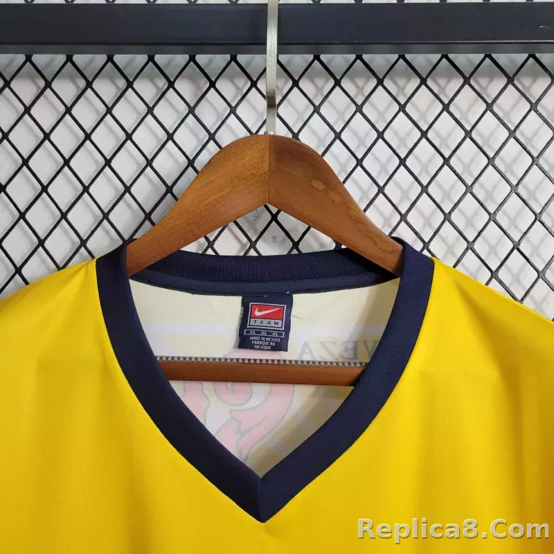 2000-2001 Club America Home Retro Jersey - detail