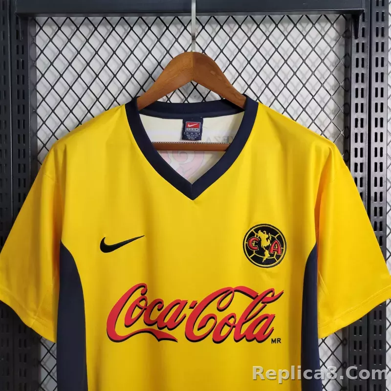 2000-2001 Club America Home Retro Jersey - detail