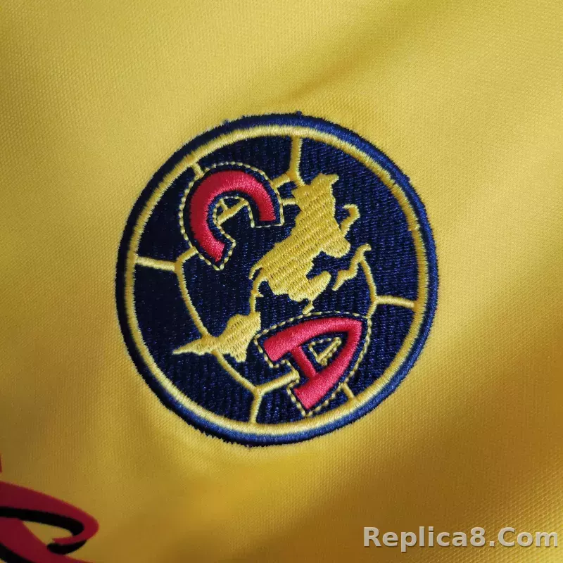 2000-2001 Club America Home Retro Jersey - detail