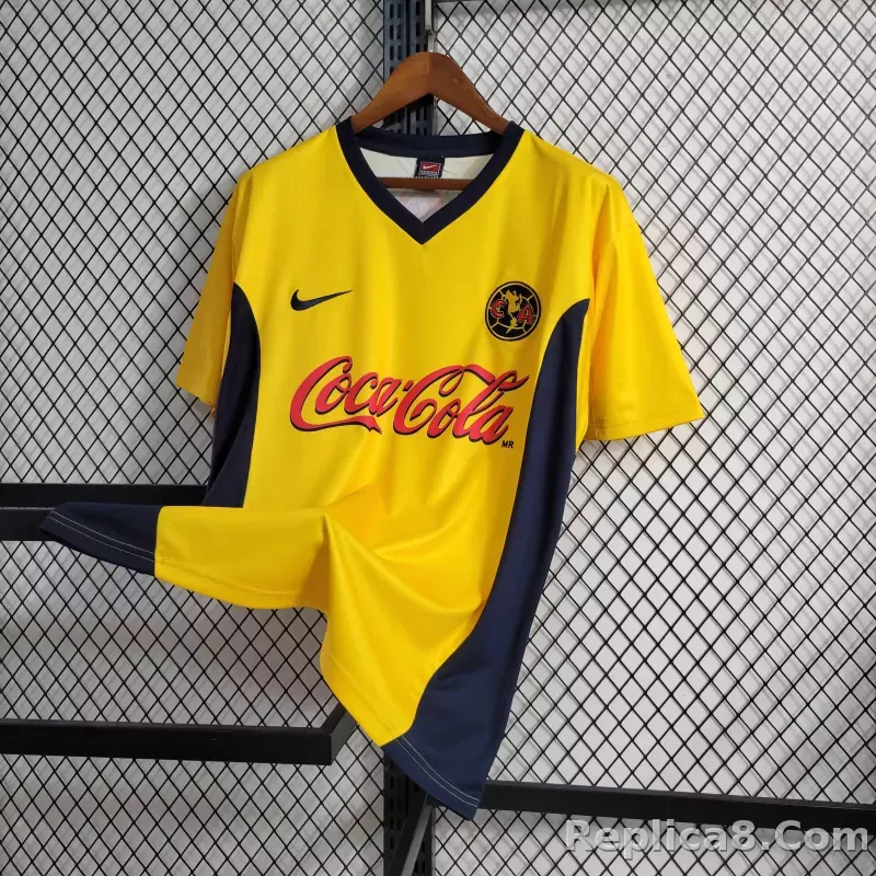 2000-2001 Club America Home Retro Jersey - detail