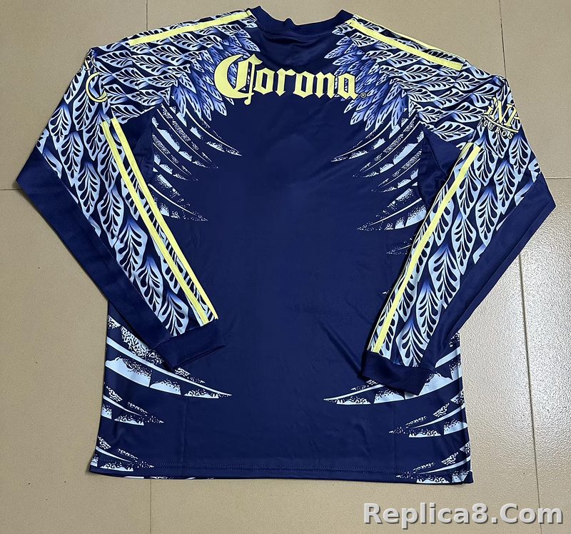25-26 Club America Away Soccer Jersey Long Sleeve - detail