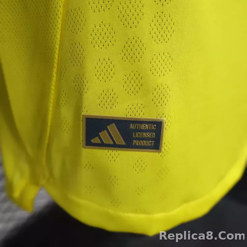 25-26 Club America Home Soccer Jersey Player Version Long Sleeve - detail