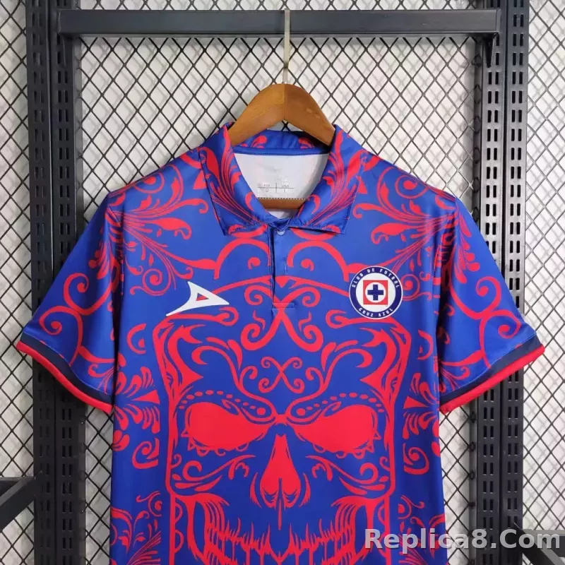 23-24 Cruz Azul Day of the Dead Jersey Special Edition - detail
