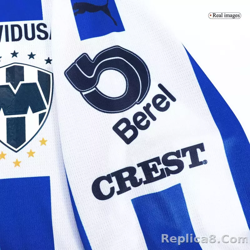 23-24 Monterrey Home Jersey Long Sleeve Fan Version - detail