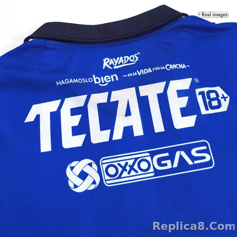 23-24 Monterrey Home Jersey Long Sleeve Fan Version - detail