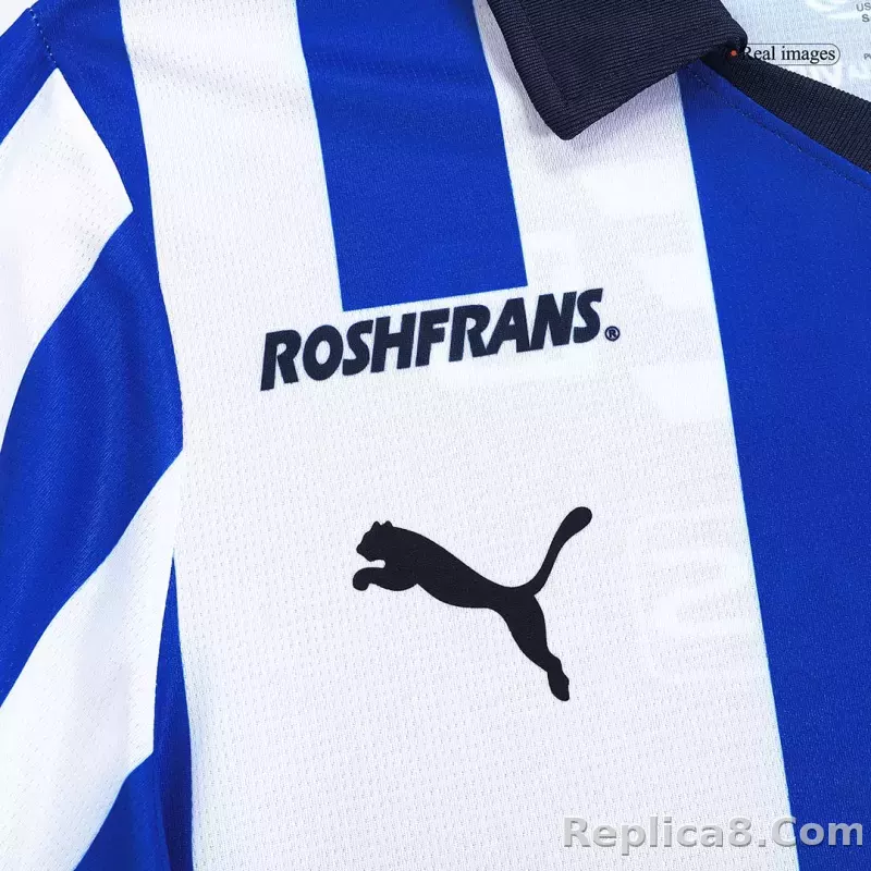 23-24 Monterrey Home Jersey Long Sleeve Fan Version - detail