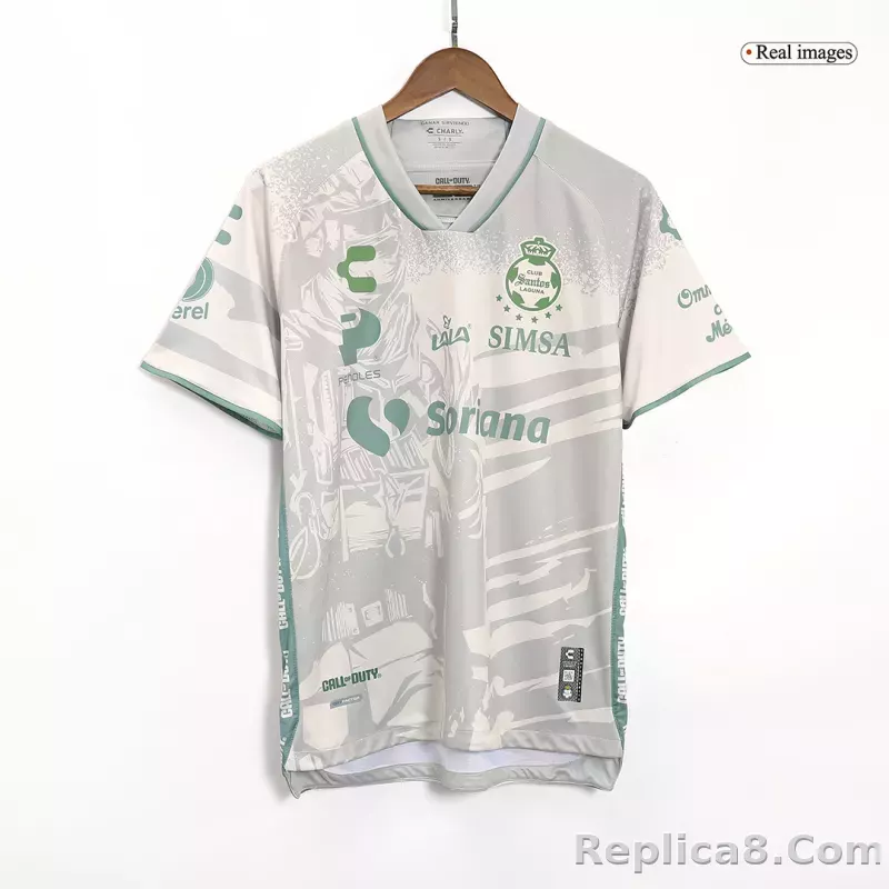 23-24 Santos Laguna All of Duty Third Away Jersey Fan Version - detail
